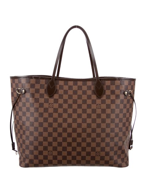 louis vuitton damier ebene bag gold hardware|Louis Vuitton Damier Ebene neverfull.